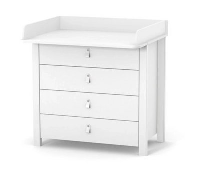 Cassettiera per bambini ZUKKO 900 Gekko Kids. Colore bianco.
