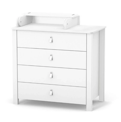 Cassettiera per bambini ZUKKO 900 Gekko Kids. Colore bianco.