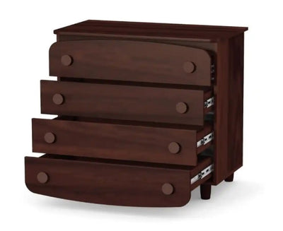 Cassettiera per bambini Lappi Gekko Kids, 90x49x81 cm. Colore: legno scuro