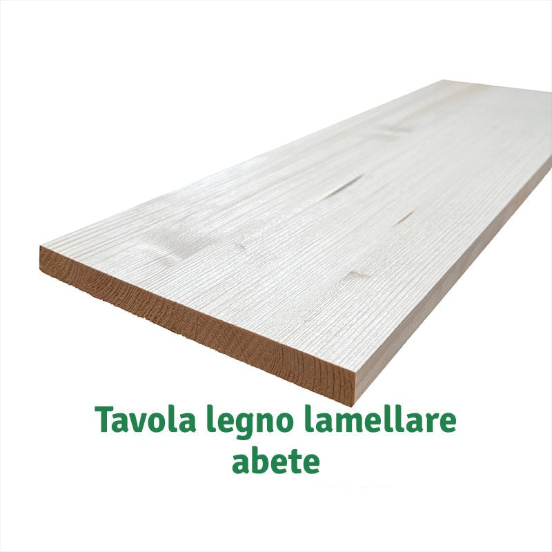 Pannello legno lamellare; 18x1220x3000mm; AB; abete - €27,33 al Mq