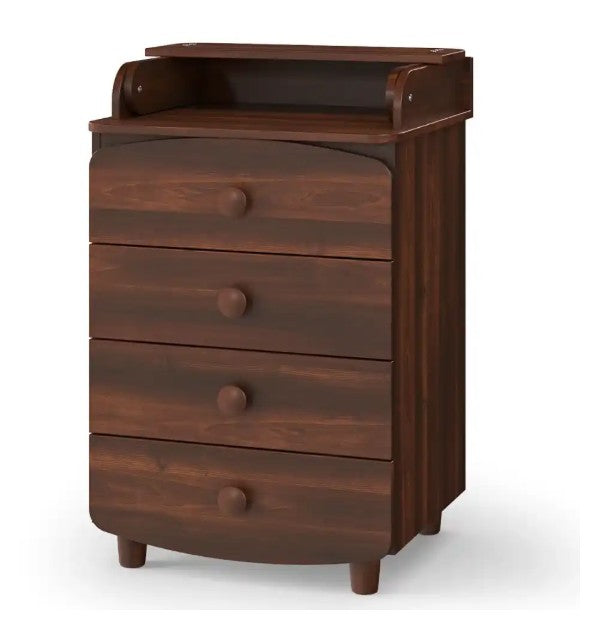Cassettiera per bambini Lappi Gekko Kids, 60x49x81 cm. Colore: legno scuro