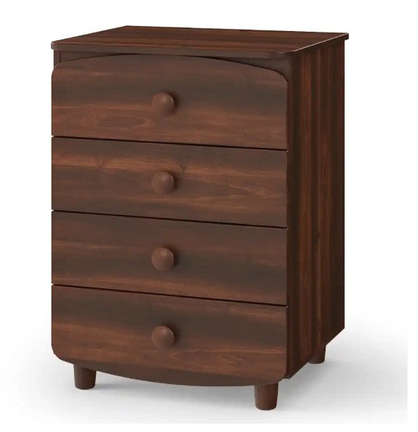 Cassettiera per bambini Lappi Gekko Kids, 60x49x81 cm. Colore: legno scuro