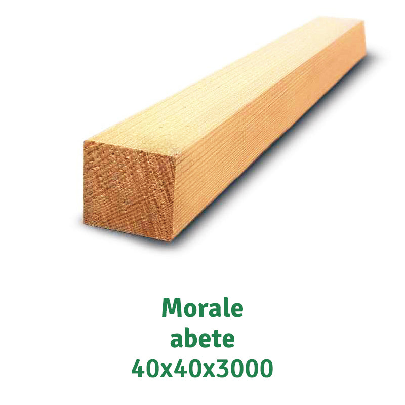 Travi in legno massello; 40x40x3000; AB; abete