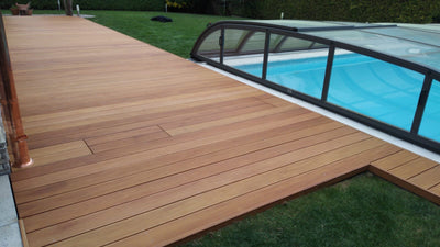 Decking zigrinato antiscivolo J/H; 27х142х4000; AB; larice siberiano - 5